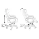 Кресло руководителя Бюрократ CH-868N Fabric серый Alfa 44 крестов. пластик. Фото товара с разных ракурсов.
