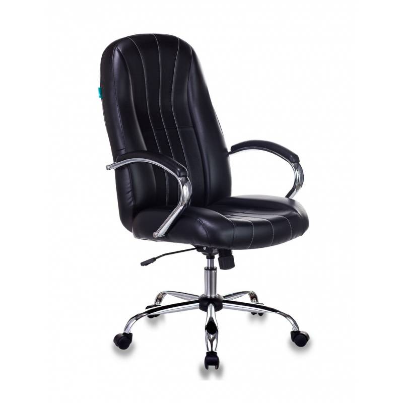 Кресло руководителя Бюрократ T-898SL/BLACK черный искусственная кожа крестовина хром главное фото